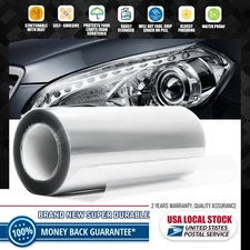 Auto Car Transparent Clear Headlight Taillight Fog Light Tint Vinyl Film Sticker
