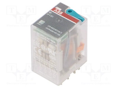 IKontakt max: 6A USpule: 24VDC Relais: elektromagnetisch 4PDT
