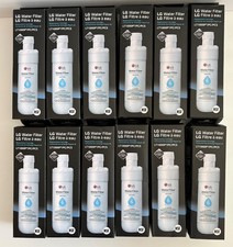 LOT OF  12  GENUINE LG WATER FRIDGE FILTERS LT1000P/PC/PCS BRAND NEW SEALED