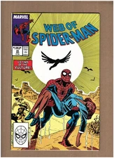 Web of Spider-man #45 Marvel Comics 1988 THE VULTURE VF+ 8.5