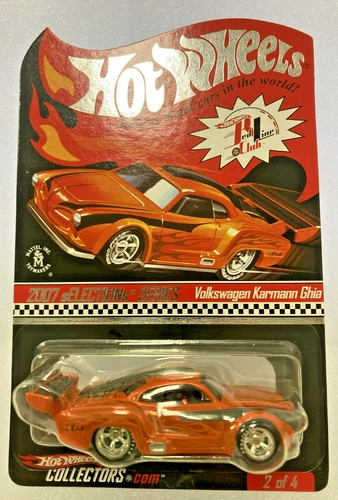 2007 Hot Wheels RLC 7650/10003 Volkswagen Karmann Ghia W/Case New Red Line Club