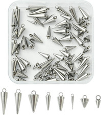 Mixed Tool Flower Sport Life Leaf Stainless Steel Charms for DIY Jewelry Making