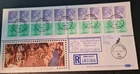 GB 1982 -Christmas Booklet Pane Of 20 Stamp - Benham D2 - Star Glenrothes Pmk