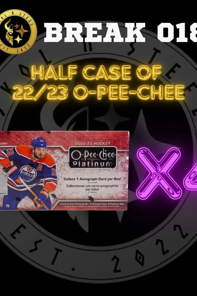 BREAK 018 - 1/2 CASE 4 BOXES OF 22/23 O-PEE-CHEE