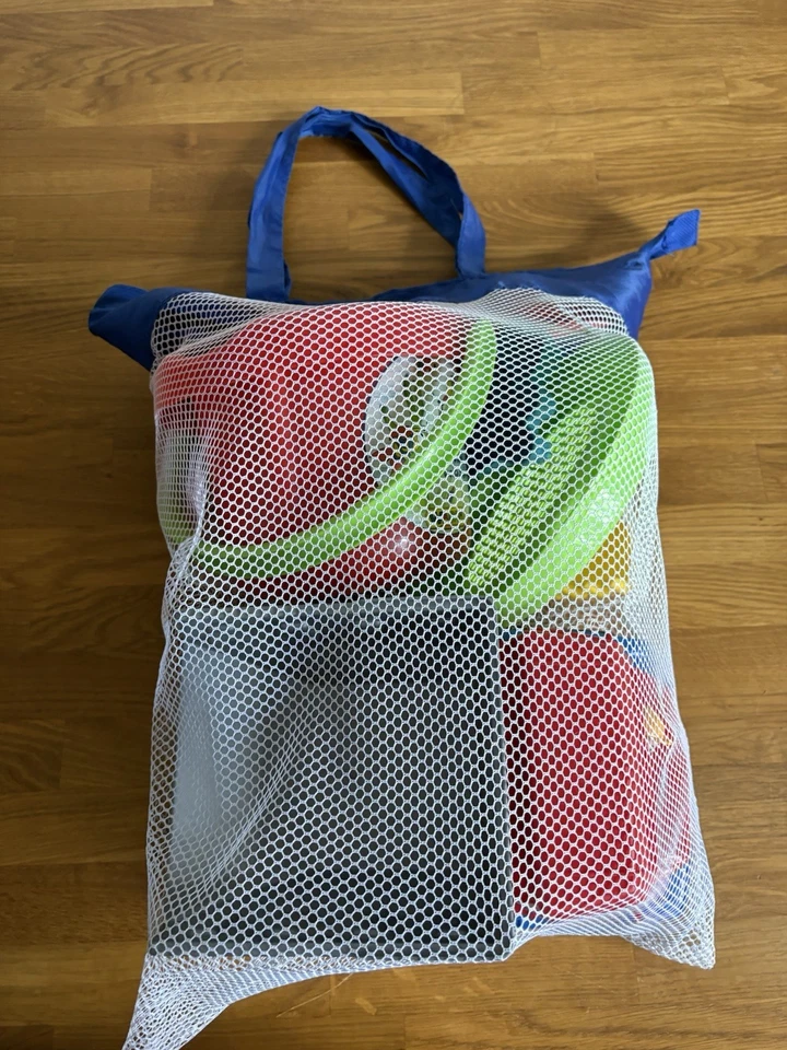 Lena Sandkasten Spielzeug Bagger Eimerchen Schaufel Förmchen Sandkasten Spielset - Bild 4 von 4