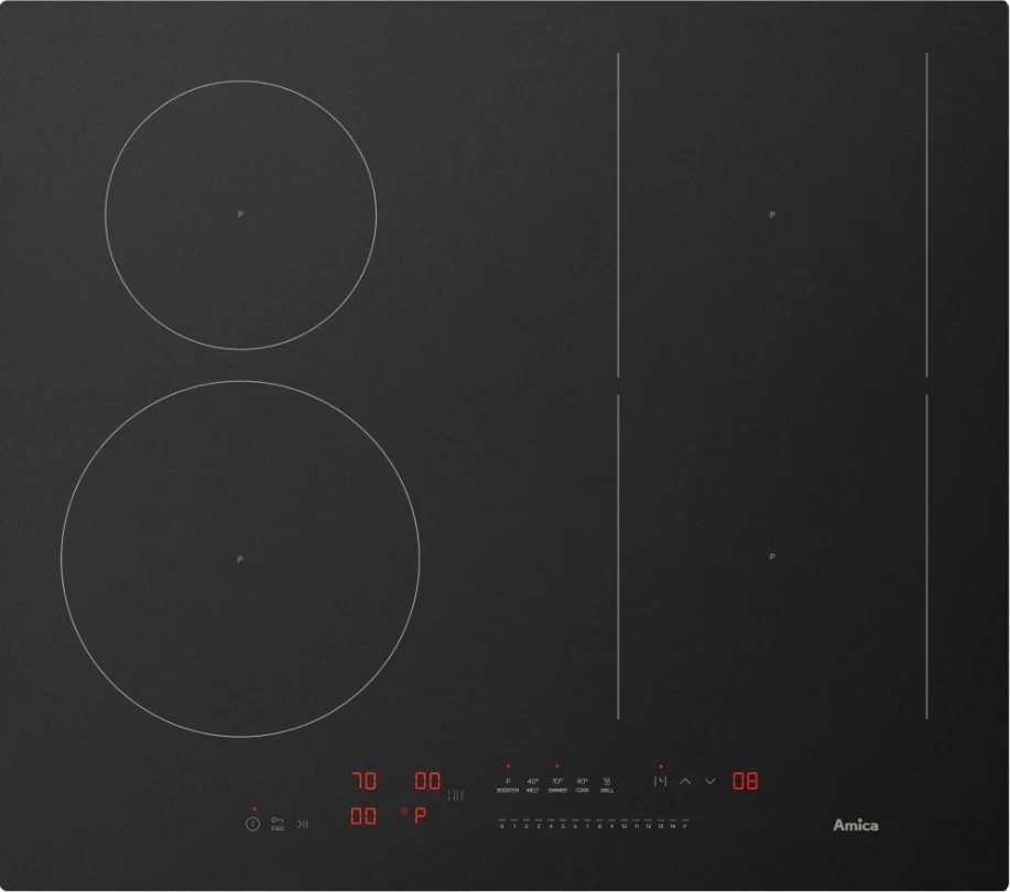 5906006218744 induction cooktop PIH6541PHTSUN 3.0 MATTE BLACK Amica