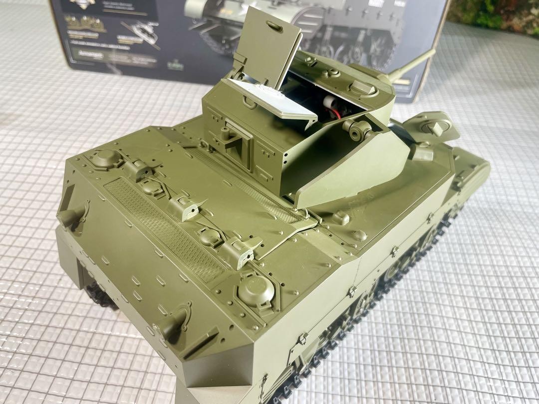 クールバンク1/16「M5 STUART」デカールパーツ取り付け済み新品同様 Cool Bank 1/16 M5 Stuart Light Tank | eBay