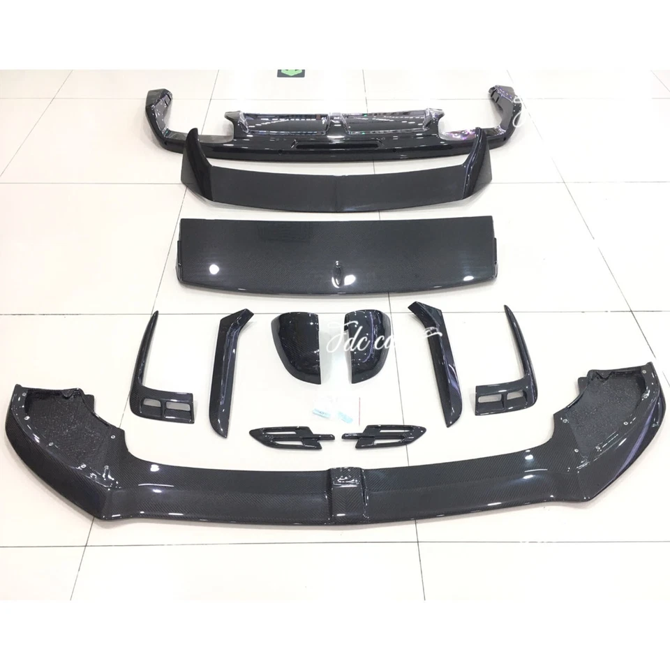 CARBON BODY KIT for BENTLEY BENTAYGA 2015+ FRONT LIP REAR DIFFUSER TRUNK SPOLER - Image 3 of 4