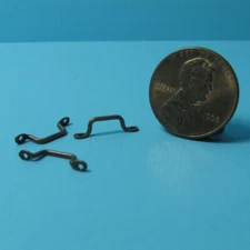 Dollhouse Miniature Oil Rubbed Bronze Metal Window Handles Set of 3 CLA05545