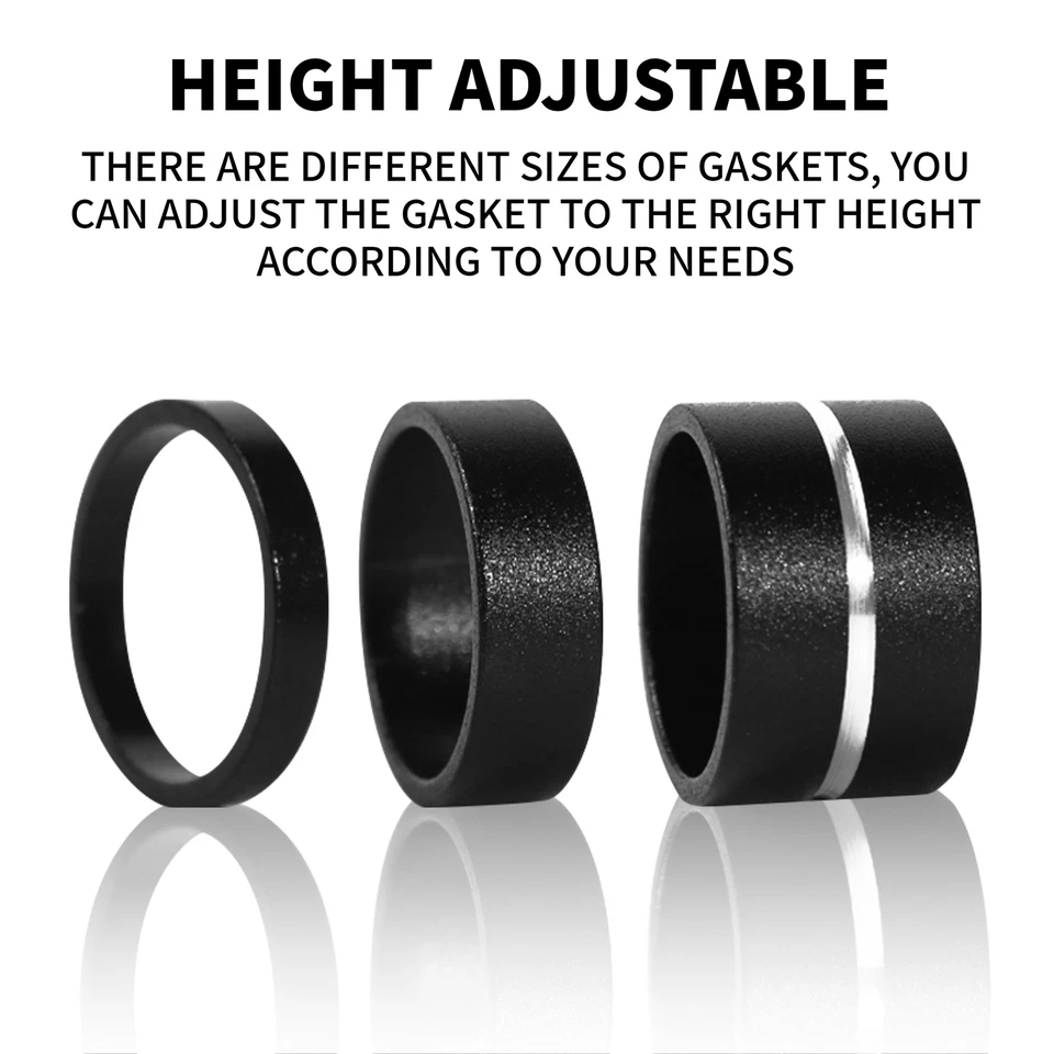 Mountain Bike Handlebar Front Fork Stem Riser Extender Extension Head Up Adaptor - Image 4 of 4