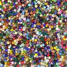 Czech Glass Seed Bead Color Mix One Ounce 1oz pack Bead Size: 11/0