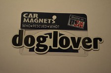 CAR MAGNET "DOG LOVER" FOR DOG LOVERS