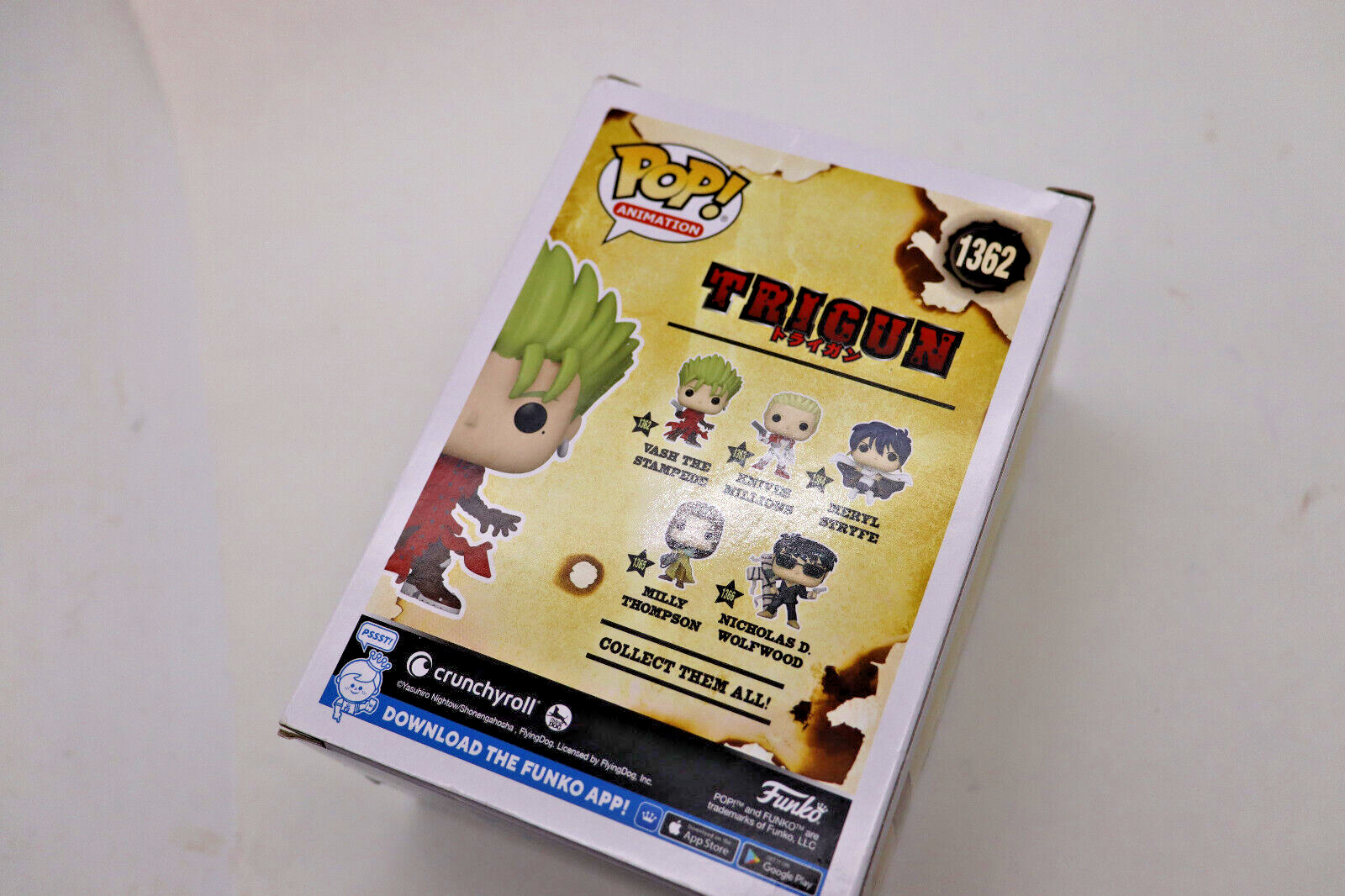  Funko Pop! Animation: Trigun - VASH The Stampede with Chase  (Styles May Vary) : Toys & Games