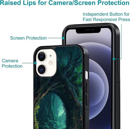 Magical Path forest nature Shockproof Cover For iPhone SE XS XR Max 5 6 7 8 Plus - Picture 13 of 25