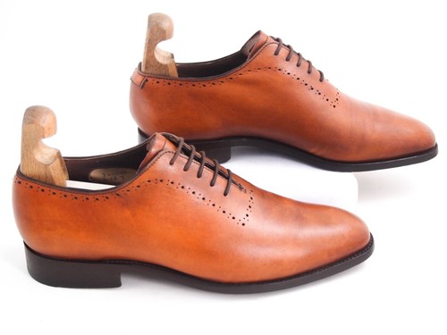 Barker Wholecut Oxfords Brown Leather 
