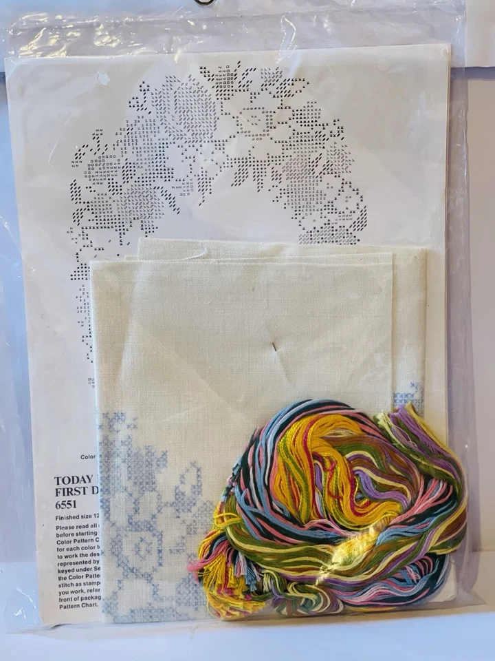 Colombia Minerva Cross Stitch “Today Is The First Day Of  The Rest Of Your Life” - Image 2 of 2