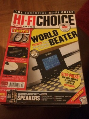 HI-FI Choice CD Amp Speakers Sub Music Cables Etc Issue No 284 September 2006