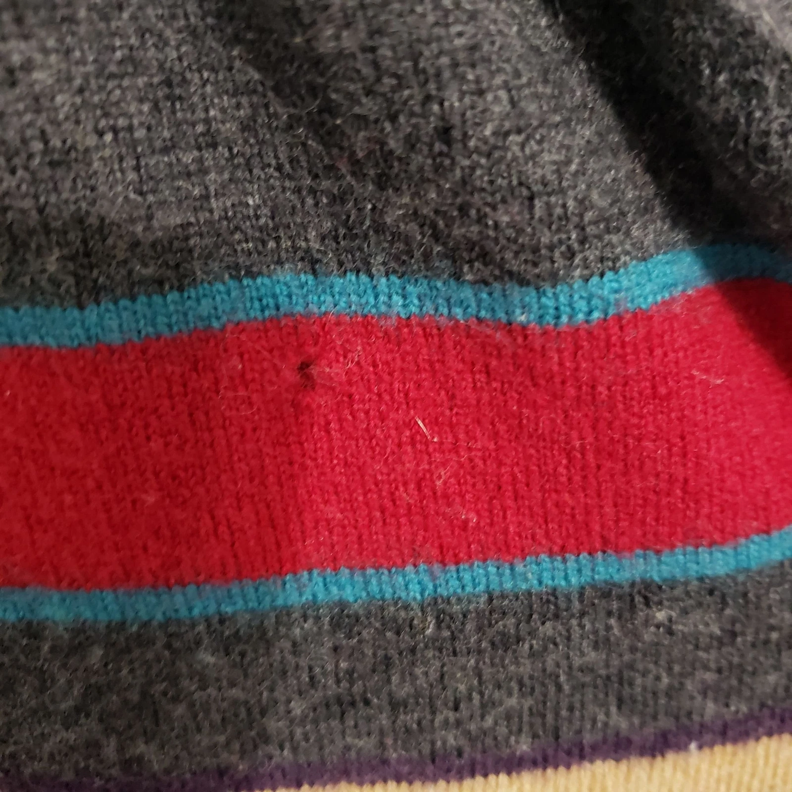 Love Moschino maglione lana righe vestito donna taglia 4 grigio pullover asimmetrico