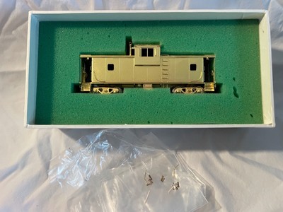 OVERLAND MODELS HO BRASS WIDE VISION CE-6 CE-8 CABOOSE ATSF SANTA FE