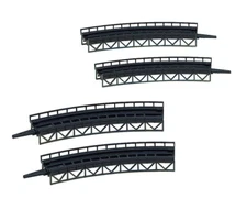 Faller 282905 Z Scale 1:220 Kit of 4 Track beds, curved