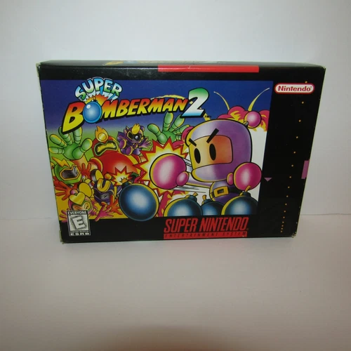Super Bomberman 2 Super Nintendo Authentic in Box with Manual Tested & Working