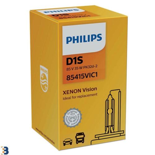 Philips D1S Vision Bombilla repuesto faros de coche Xenon 85415VIC1 HID Single - Photo 1/1