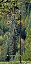 H Potter GAR214L Large Italian Iron Garden Trellis Metal Yard Art Outdoor Living