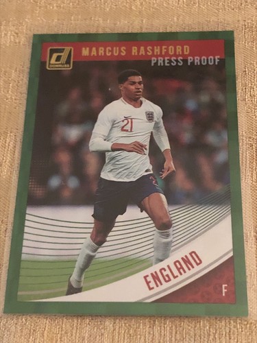 Marcus Rashford [Press Proof Green] #124 card