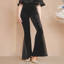 NEW Latin Jazz Ballroom Square Dance Pants Tribal Belly dance Pants G757 Black