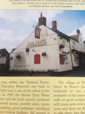 52601 Ephemera Article 2002 Country Walk To Thornton The Tipsy Fisherman Pub