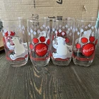 Vintage 90s Coca-Cola Polar Bear Glasses - Set of 4 Tumblers 16oz