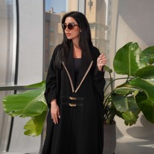 Abaya Muslim Women Batwing Sleeve Kaftan Maxi Dress Dubai Turkey One Size Robe