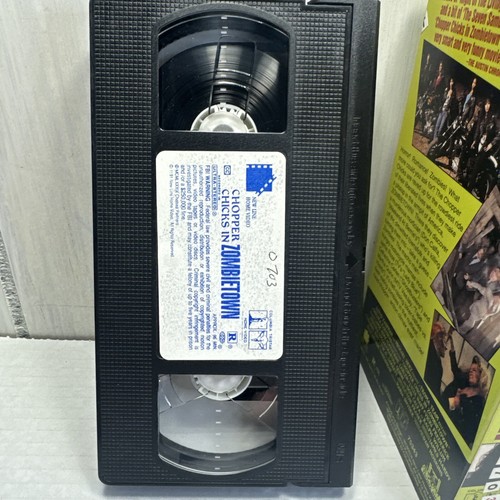 Chopper Chicks In Zombietown OOP VHS Horror Rare NEW LINE TROMA Zombies Bikers - Picture 7 of 8