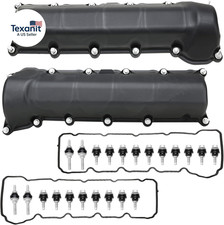 Left and Right Side Valve Cover Set with Gaskte and Bolt Compatible with 1999-20