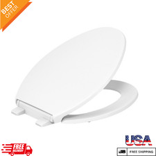 2 Pack Kohler Layne Toilet Seat White Elongated Easy Install Quick-Release