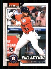 2026 Topps #132 Brice Matthews RC Houston Astros 59414