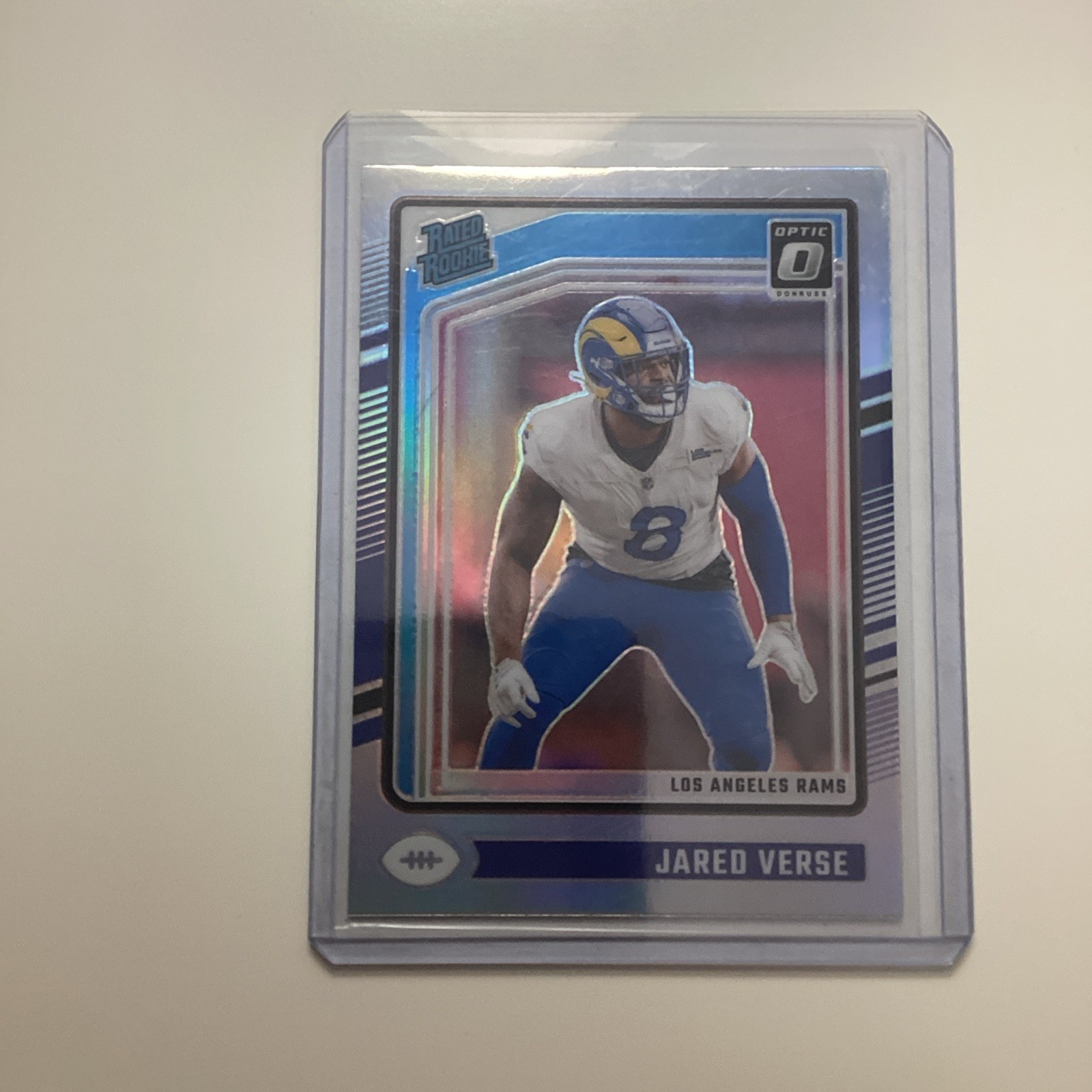 2024 Panini Donruss Optic - Rated Rookie Jared Verse #242 Holo Prizm (RC)