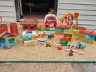 Vintage Fisher Price,Little Peoples Buildings Fisher Price Trucks Toys And Other