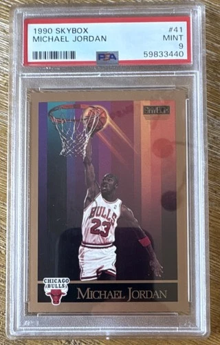 SkyBox 1990-91 Michael Jordan #41 PSA 9 Chicago Bulls Basketball Card