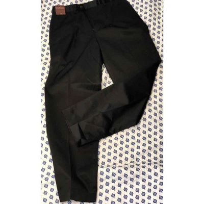 NWT Covington Black Flat Front No Iron Dress Pants Mens Cotton Size 33 X 32 - Image 1 of 4