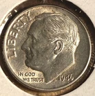 1946 & 1946-D - LOT OF 2 - High Grade - AU to UNC - U.S. SILVER ROOSEVELT DIMES