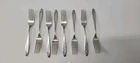 International Prelude Sterling Silver 7 1/4" Forks Set Of 8 Used 414 Grams
