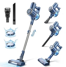 Prettycare Cordless Stick Vacuum Cleaner Lightweight Upright