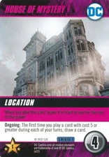 HOUSE OF MYSTERY DC Comics Deck Building Game card CRISIS 1
