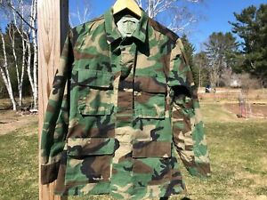 Us Army Bluse Mantel Kaltes Wetter Wald Tarnmuster Kampf Ebay