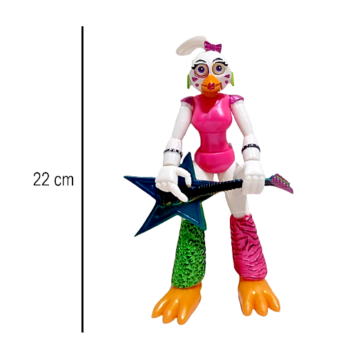 mexican GLAMROCK CHICA figure size8
