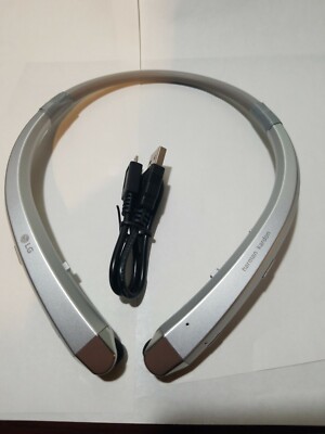Genuine LG  TONE Infinim HBS-910 Bluetooth Wireless Headset silver..please READ