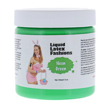 Neon Green Liquid Latex Body Paint - 4 oz