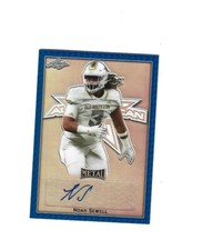 2020 Leaf Army All-American Flag Etch Metal Autographs Silver #BANS1 Noah Sewell