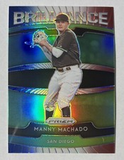 2020 Prizm Manny Machado Brilliance Red White &Blue Prizm Padres